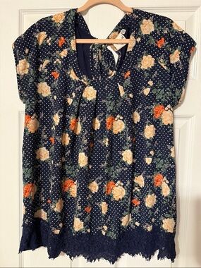 Janet Chung floral blouse